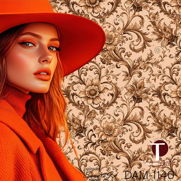 Damask Wall Design Model 1140