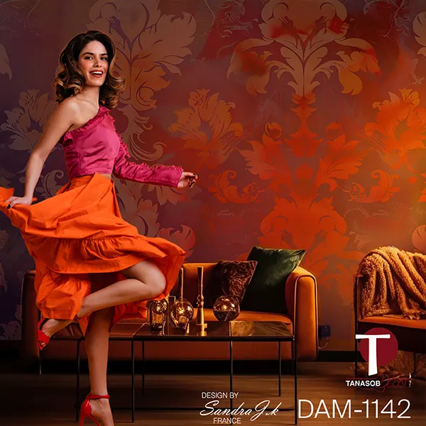 Damask Wall Design Model 1142