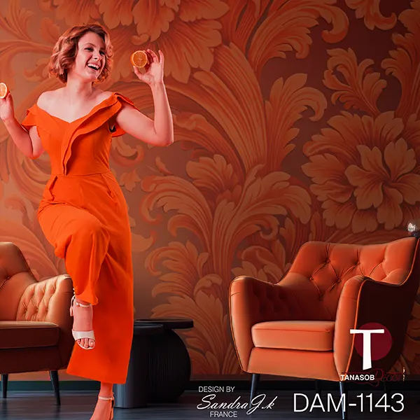 Damask Wall Design Model 1143