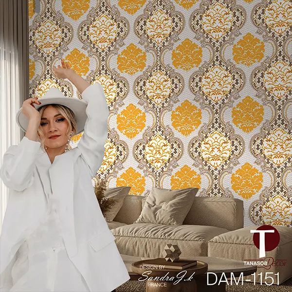Damask Wall Design Model 1151