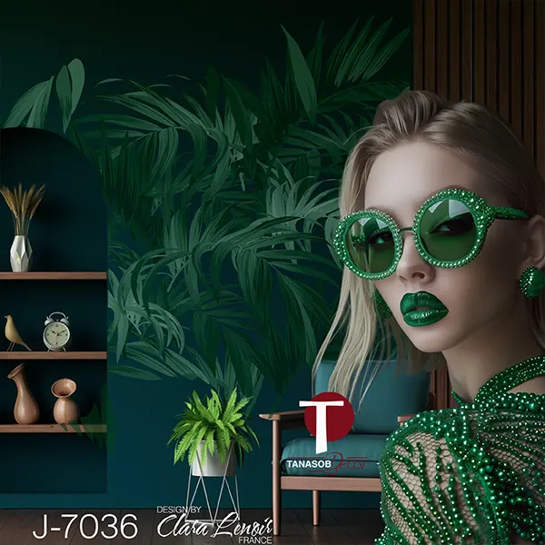 Jungle Wall Design Model 7036